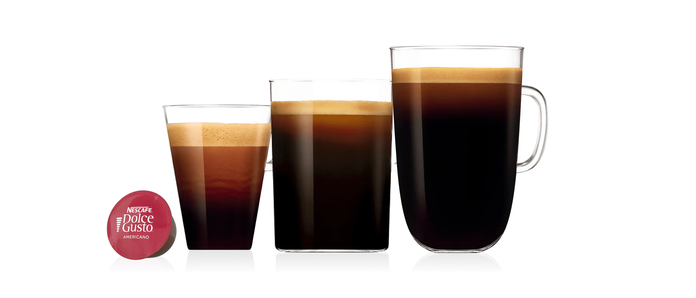 Americano-kaffe & store sorte kapsler | NESCAFÉ® Dolce Gusto® header image
