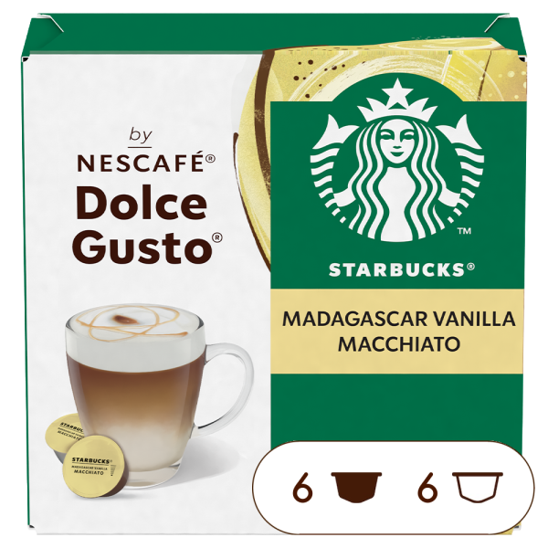 STARBUCKS® Latte Macchiato Vanilla Æske med kapsler